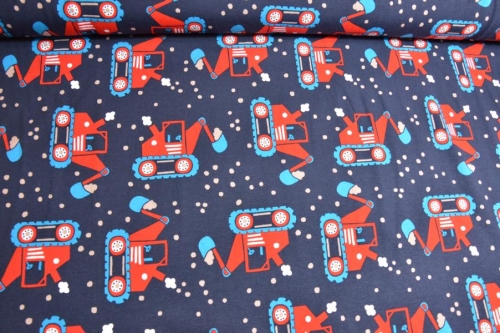 Jersey BIG DIG ♣ Schaufelbagger | blau türkis